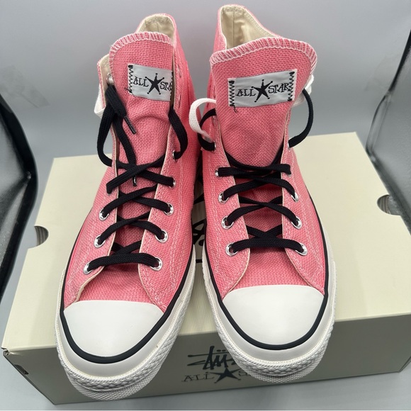 Converse Stussy Chuck Taylor x 70 Hi Surfman Pink Size 10 Mens / Size 12 Women - Picture 4 of 10